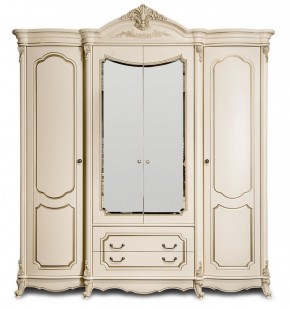 Шкаф 4-х створчатый Мона Лиза (крем) в Режи - rezh.ok-mebel.com | фото 4
